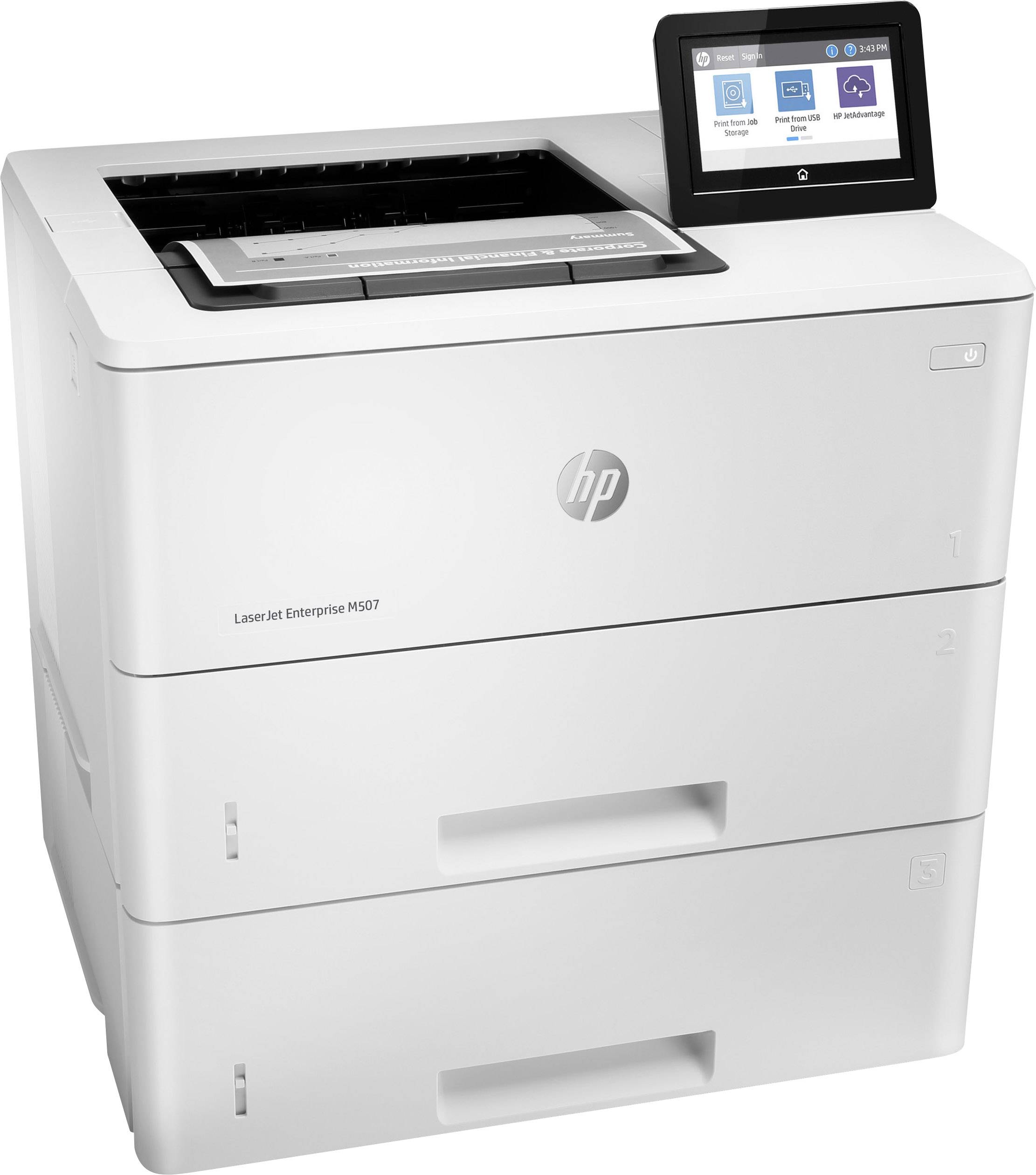 HP LaserJet Enterprise M 507 x Drucker Laser Schwarz-Weiß A4 43 S./min 1200 x 1200 dpi LAN, WLAN, Duplex-3