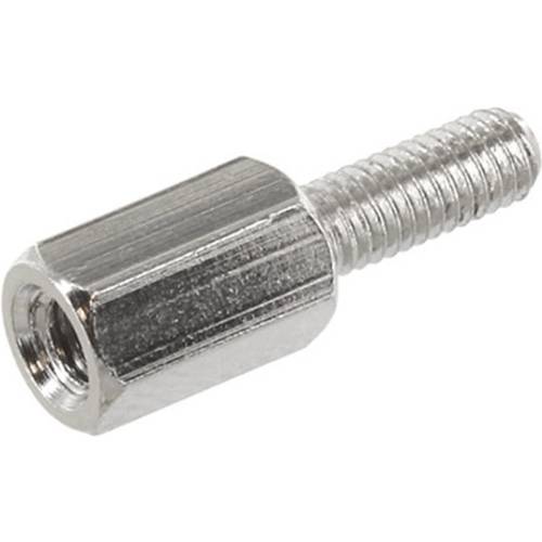 TRU COMPONENTS TRUD3X45A5MH TRUD3X45A5MH Abstandsbolzen (L) 45 mm 10 mm 10 mm Messing (vernickelt) 1 St.