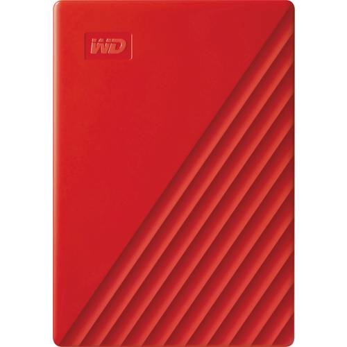 Thumbnail - WD My Passport 4 TB Externe Festplatte 6.35 cm (2.5 Zoll) USB-A (USB 3.2 Gen 1) Rot WDBPKJ0040BRD-WESN