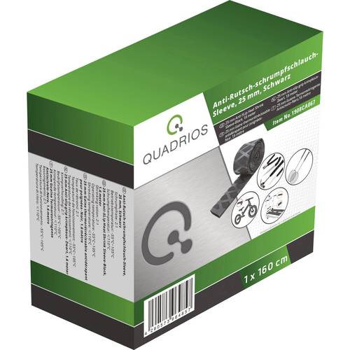 Thumbnail - Quadrios 1908CA067 Schrumpfschlauch ohne Kleber Schwarz 25 mm 12.50 mm Schrumpfrate:2:1 1.6 m