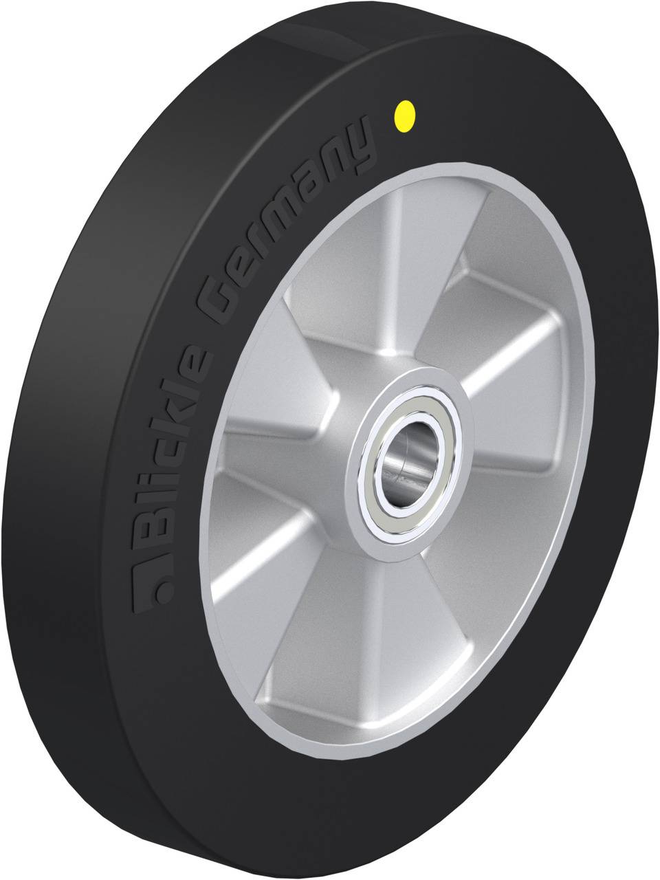 Blickle 667881 ALEV 250/25K-EL Schwerlast-Rad Rad-Durchmesser: 250 mm Tragfähigkeit (max.): 650 kg 1 St.