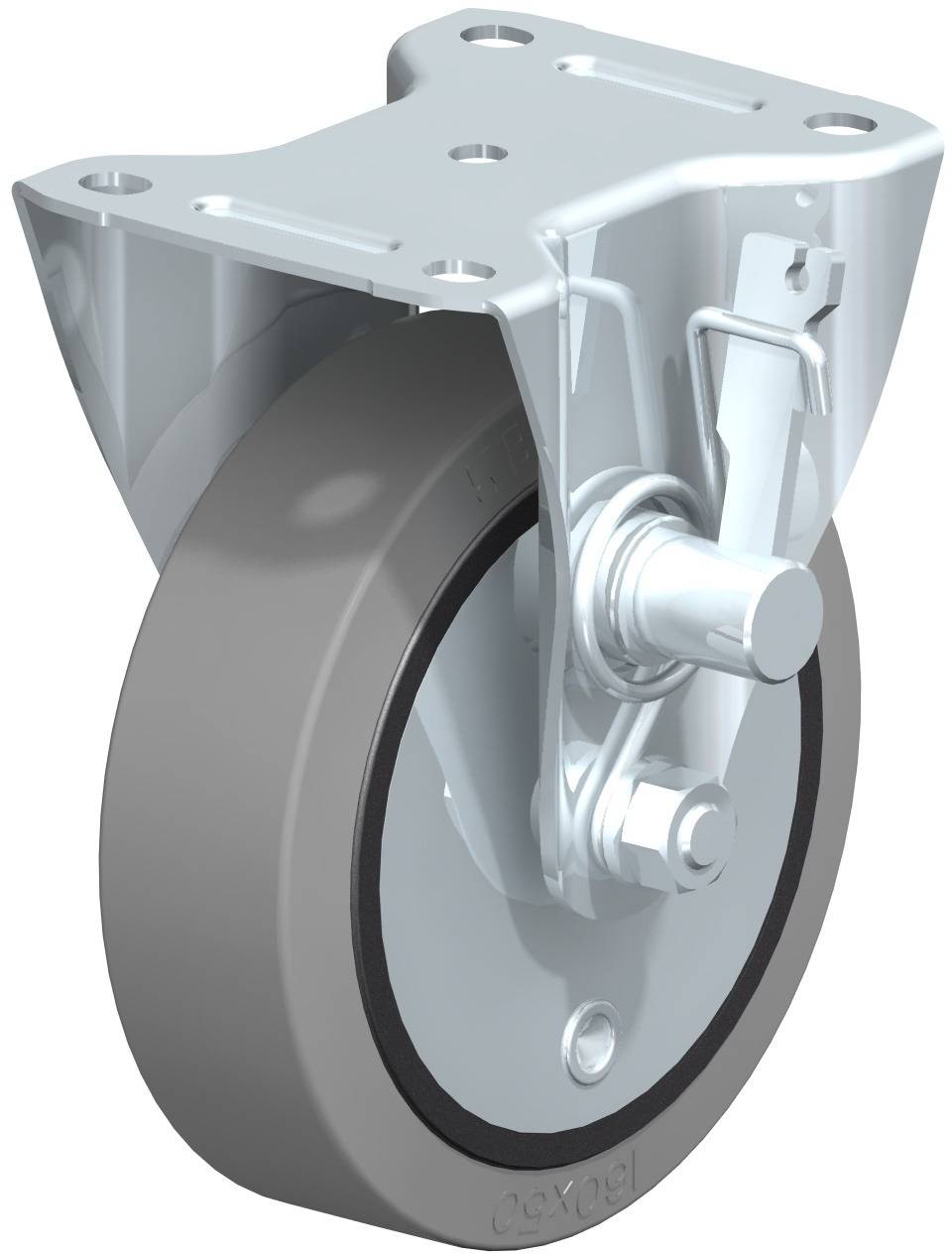 Blickle 755877 B-GEV 160K-TMR-SG Bockrolle Rad-Durchmesser: 160 mm Tragfähigkeit (max.): 450 kg 1 St.