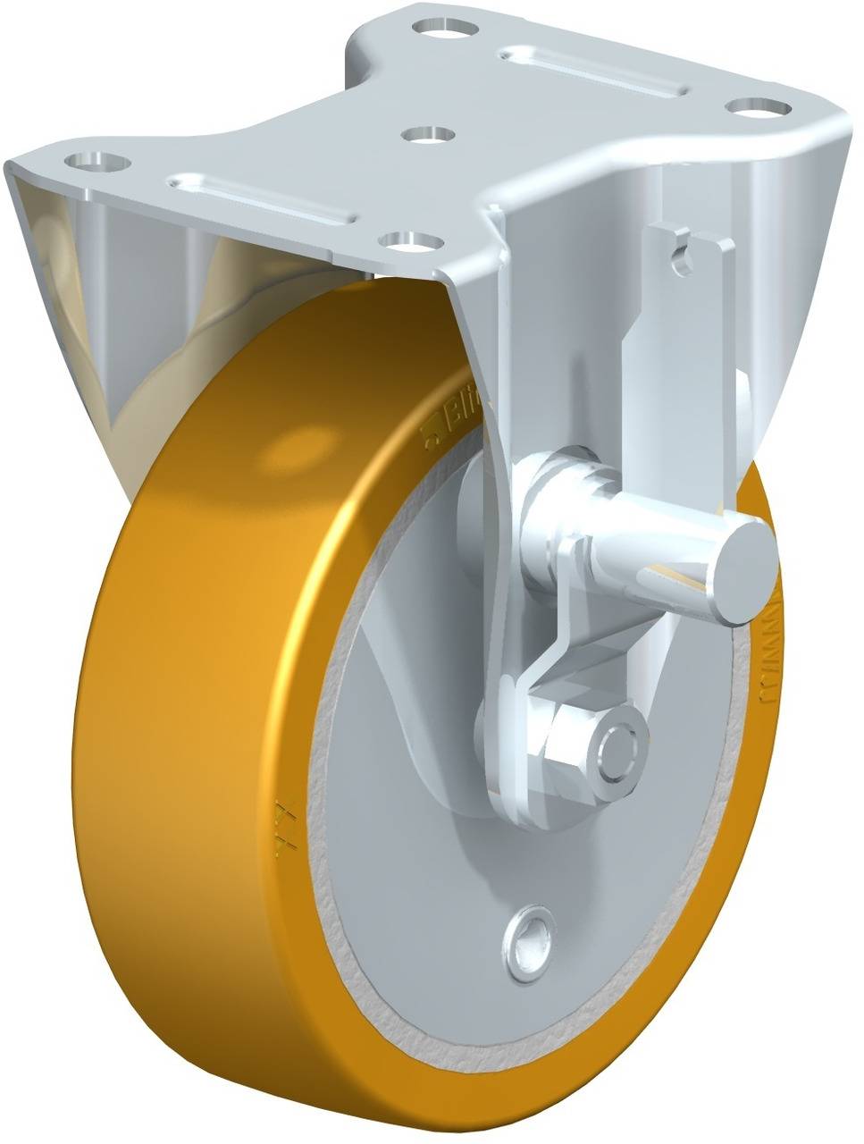 Blickle 842756 B-GTH 160K-TB Bockrolle Rad-Durchmesser: 160 mm Tragfähigkeit (max.): 600 kg 1 St.