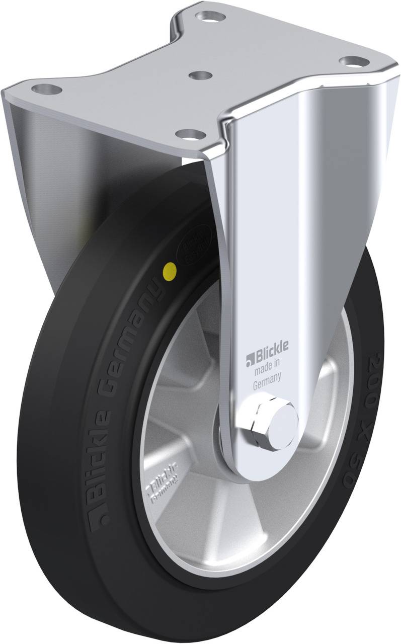 Blickle 852004 BH-ALEV 200K-EL Bockrolle Rad-Durchmesser: 200 mm Tragfähigkeit (max.): 500 kg 1 St.