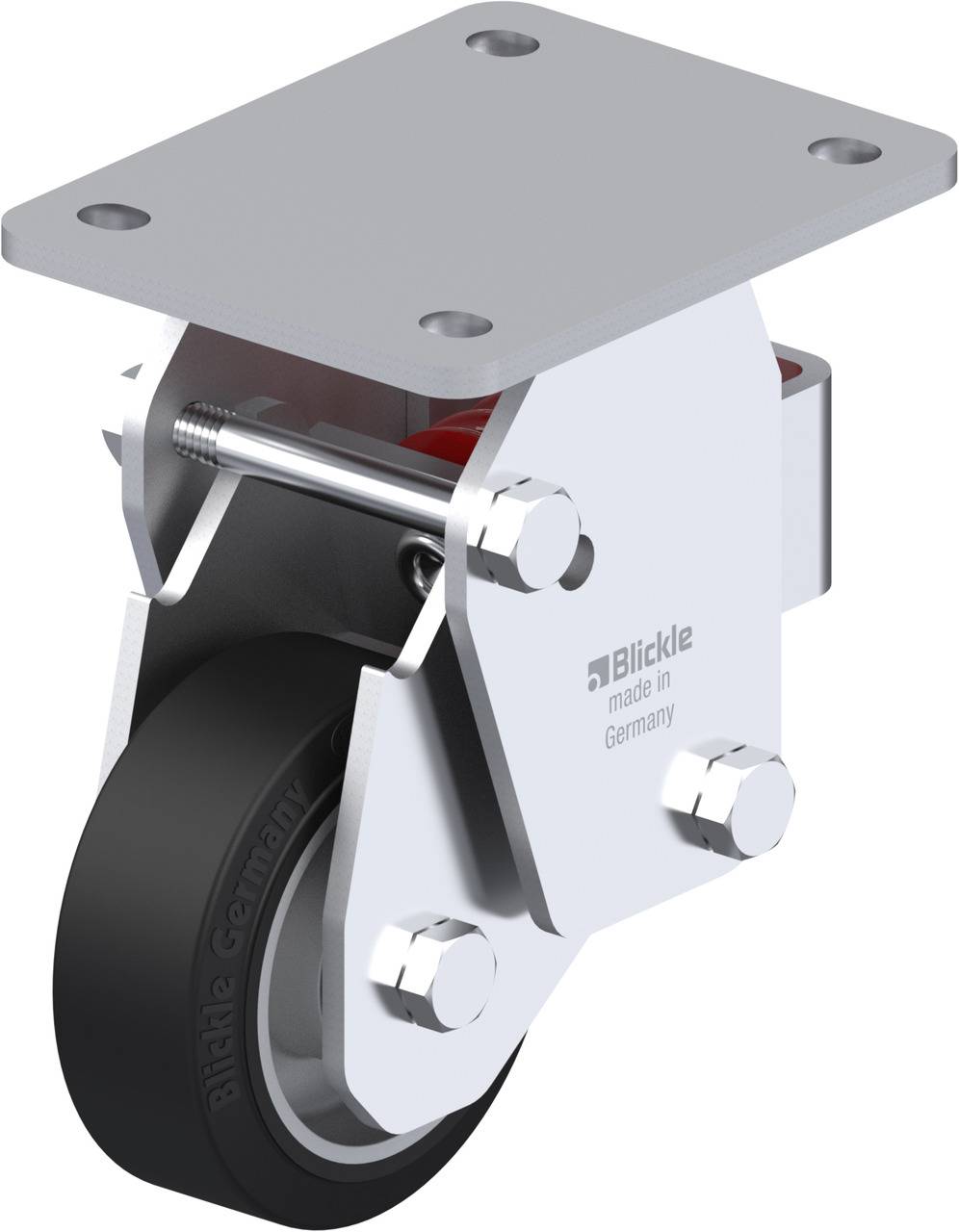Blickle 605709 BHF-ALEV 100K-3 Bockrolle gefedert Rad-Durchmesser: 100 mm Tragfähigkeit (max.): 200 kg 1 St.