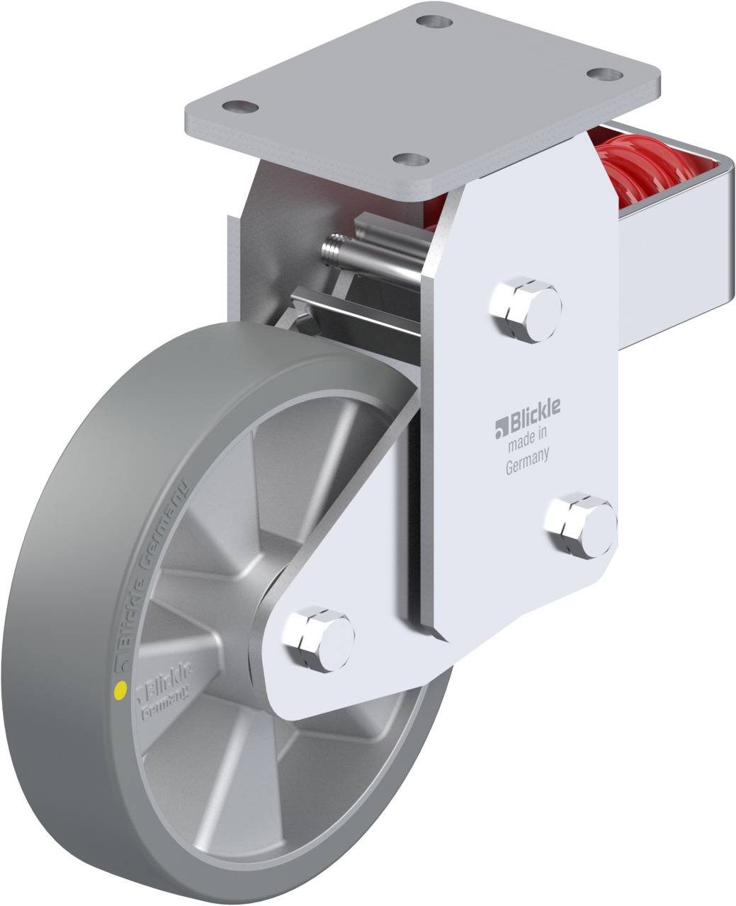 Blickle 853747 BHF-ALTH 200K-AS Bockrolle gefedert Rad-Durchmesser: 200 mm Tragfähigkeit (max.): 800 kg 1 St.