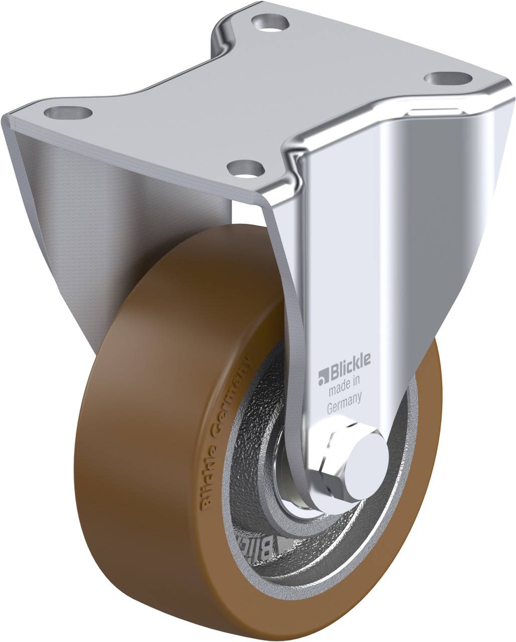 Blickle 742251 BH-GB 100K-1 Bockrolle Rad-Durchmesser: 100 mm Tragfähigkeit (max.): 450 kg 1 St.