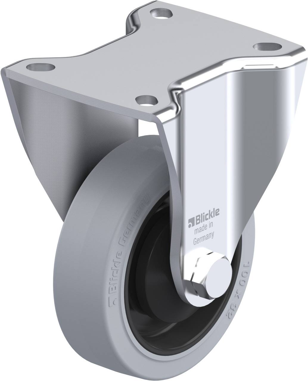 Blickle 311597 BH-POEV 100K-1-SG Bockrolle Rad-Durchmesser: 100 mm Tragfähigkeit (max.): 200 kg 1 St.