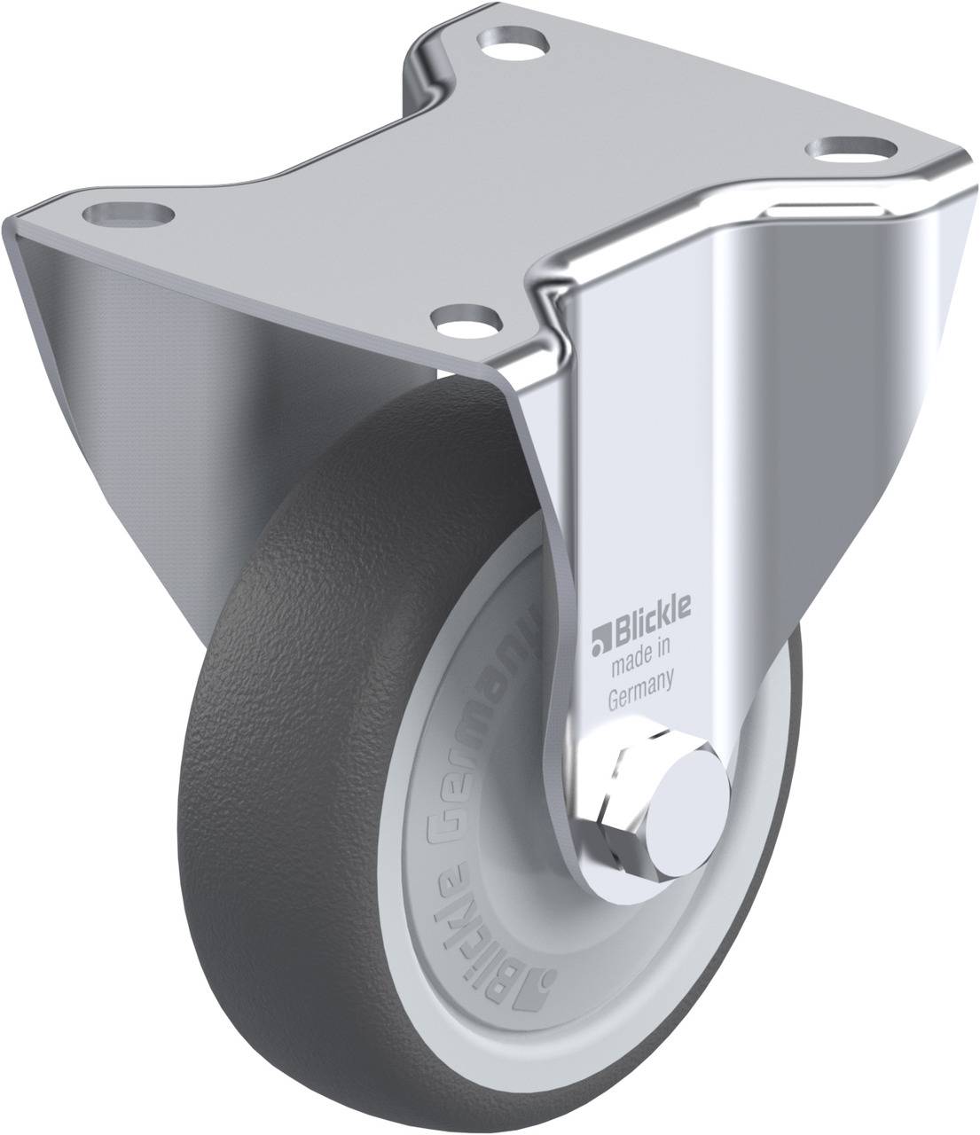 Blickle 847034 BK-PATH 100KF-1 Bockrolle Rad-Durchmesser: 100 mm Tragfähigkeit (max.): 200 kg 1 St.