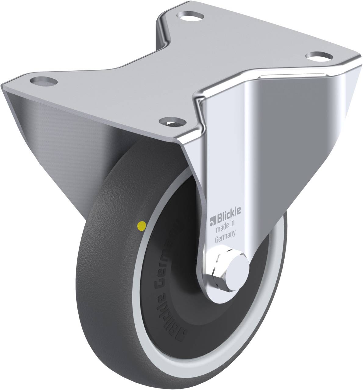 Blickle 852286 BK-PATH 125KF-3-ELS Bockrolle Rad-Durchmesser: 125 mm Tragfähigkeit (max.): 160 kg 1 St.