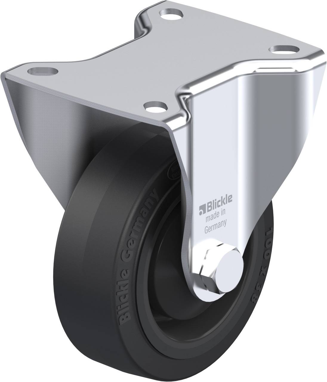 Blickle 263293 BK-POEV 100KA-1 Bockrolle Rad-Durchmesser: 100 mm Tragfähigkeit (max.): 200 kg 1 St.