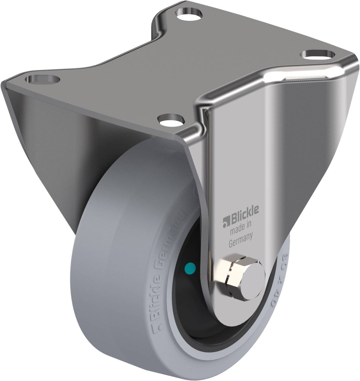 Blickle 760740 BKX-POEV 82KFD-SG Bockrolle Rad-Durchmesser: 80 mm Tragfähigkeit (max.): 170 kg 1 St.