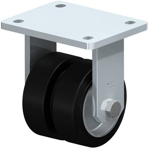 Blickle 587618 BOD-ALEV 100K Doppel-Bockrolle Rad-Durchmesser: 100 mm Tragfähigkeit (max.): 400 kg 1 St.