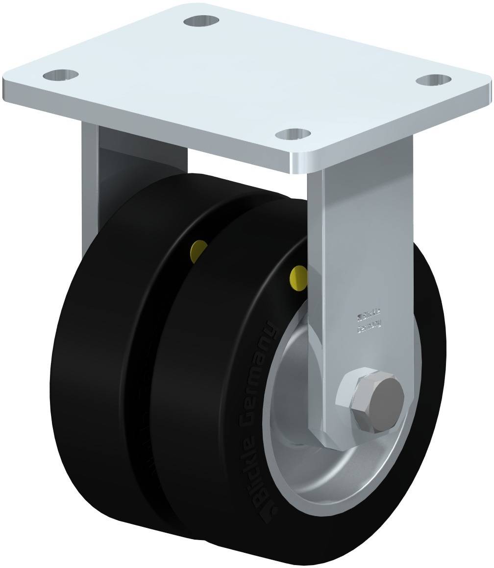 Blickle 852081 BOD-ALEV 125K-EL Doppel-Bockrolle Rad-Durchmesser: 125 mm Tragfähigkeit (max.): 500 kg 1 St.