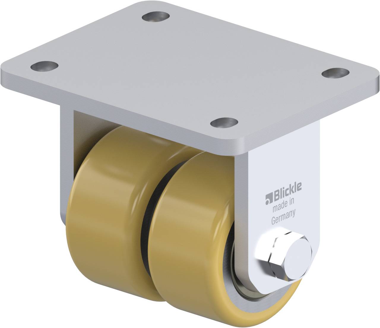 Blickle 587691 BOD-VSTH 75K Doppel-Bockrolle Rad-Durchmesser: 75 mm Tragfähigkeit (max.): 500 kg 1 St.