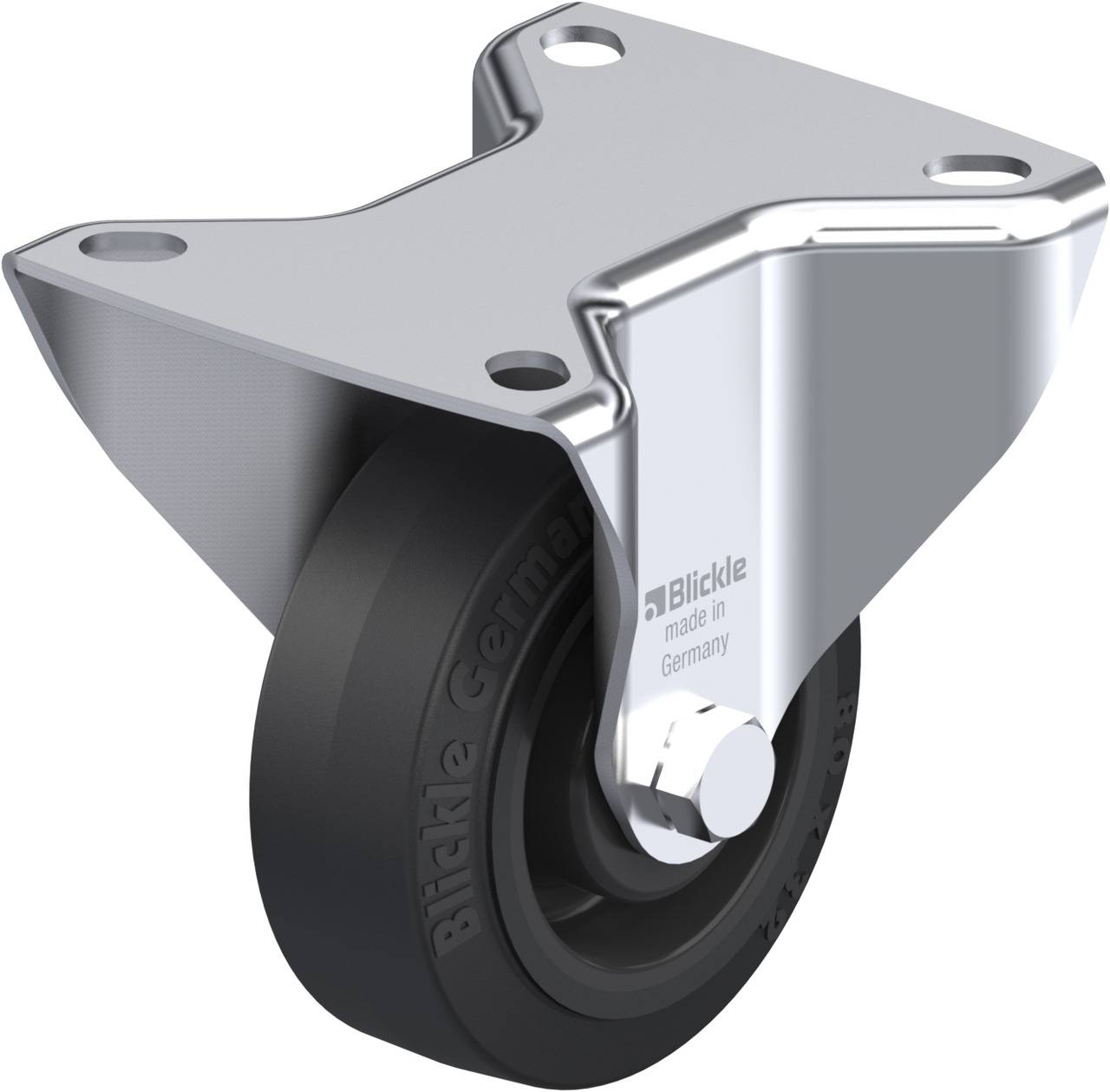 Blickle 605907 B-POEV 80R Bockrolle Rad-Durchmesser: 80 mm Tragfähigkeit (max.): 140 kg 1 St.