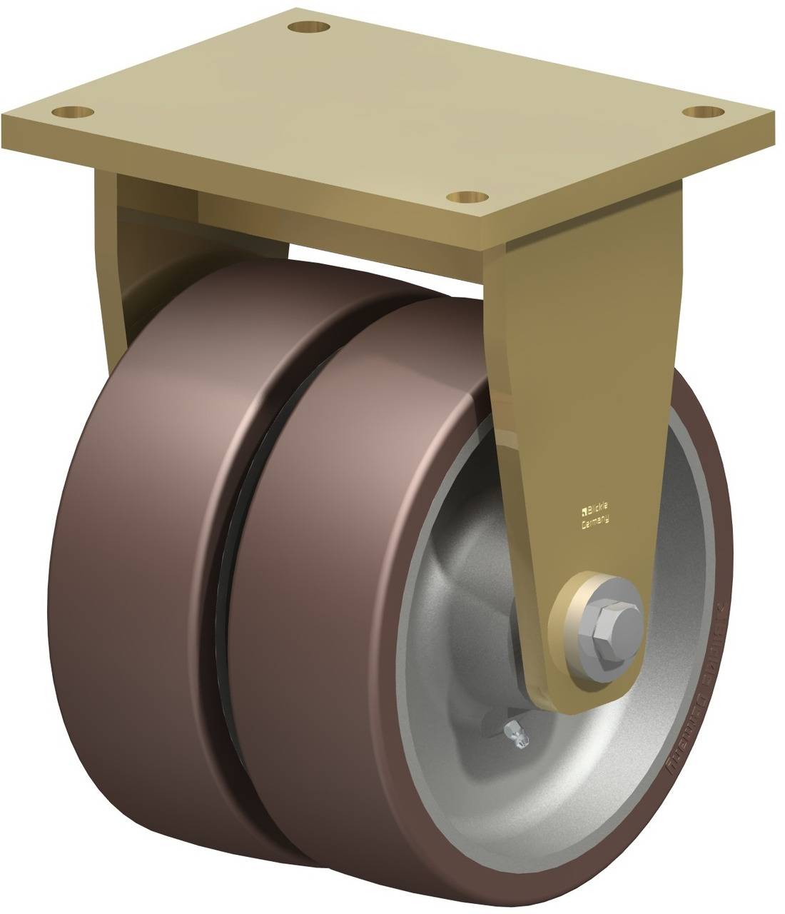 Blickle 742824 BSD-GB 252K Doppel-Bockrolle Rad-Durchmesser: 250 mm Tragfähigkeit (max.): 3700 kg 1 St.