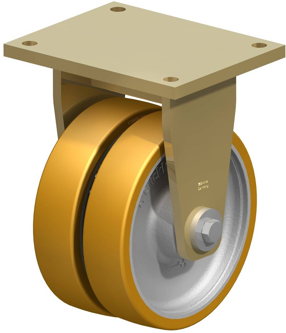 Blickle 269571 BSD-GTH 250K Doppel-Bockrolle Rad-Durchmesser: 250 mm Tragfähigkeit (max.): 2700 kg 1 St.