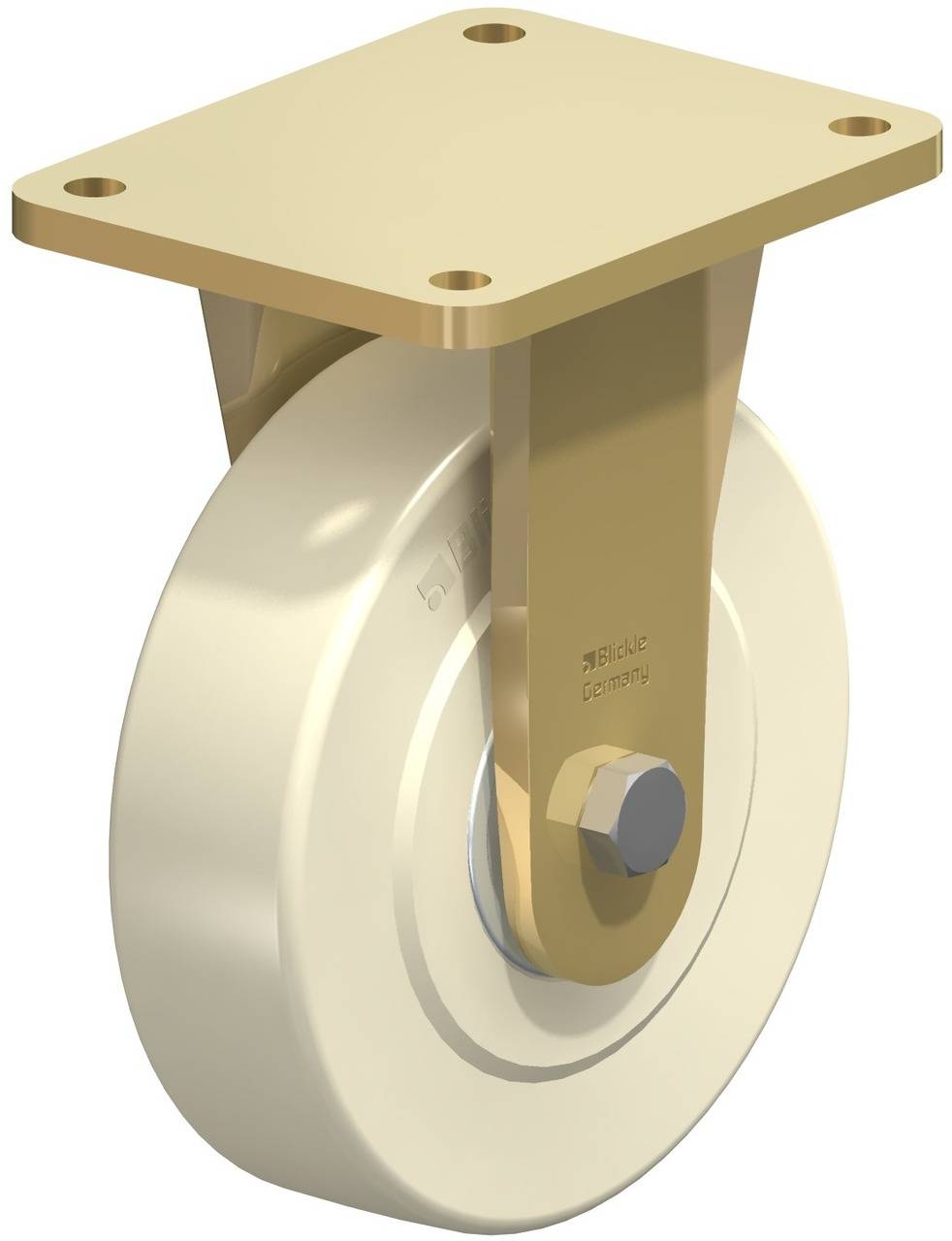 Blickle 605857 BS-GSPO 200K-35 Bockrolle Rad-Durchmesser: 200 mm Tragfähigkeit (max.): 3000 kg 1 St.