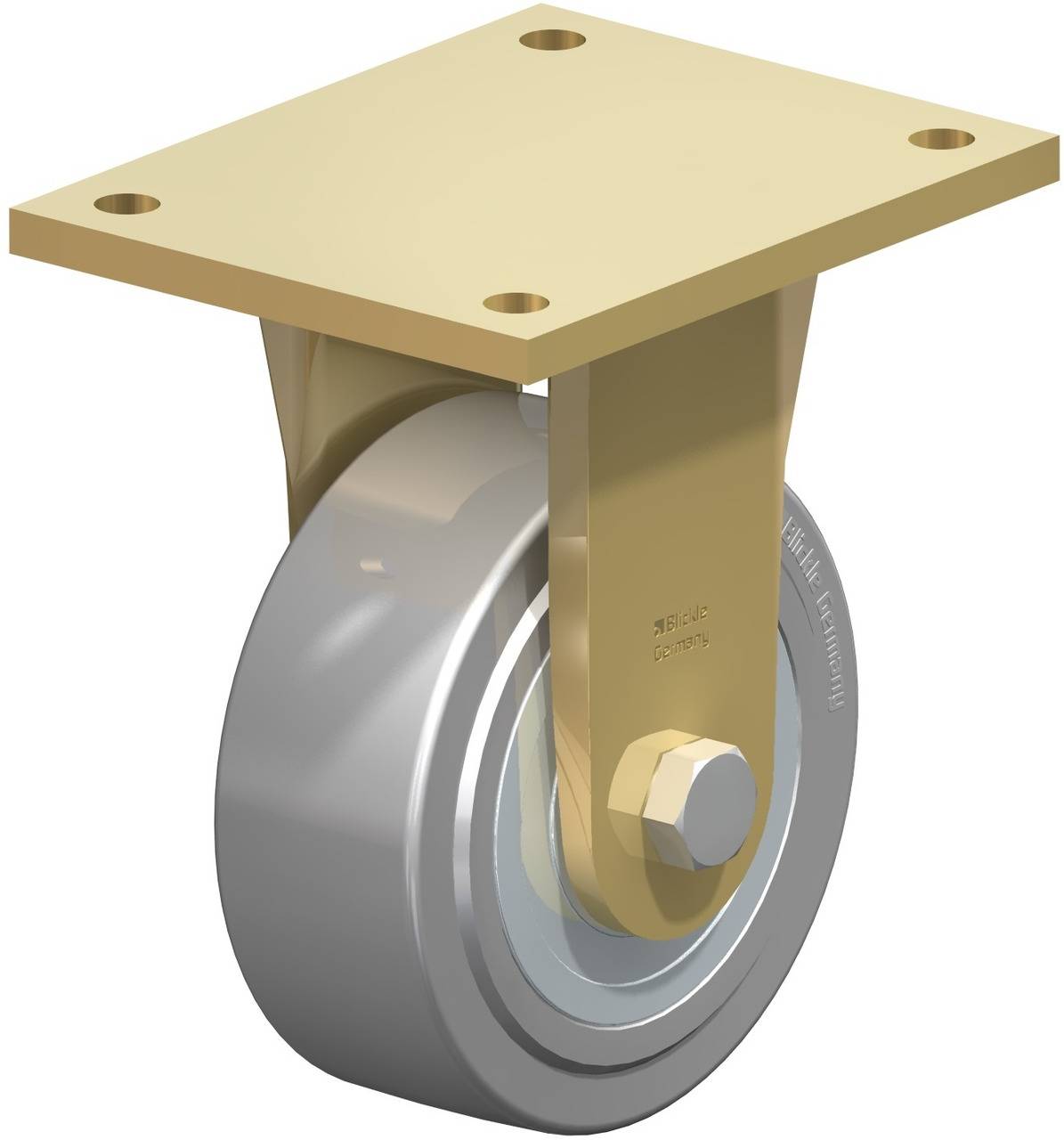 Blickle 630038 BS-SVS 150K-35 Bockrolle Rad-Durchmesser: 150 mm Tragfähigkeit (max.): 3000 kg 1 St.