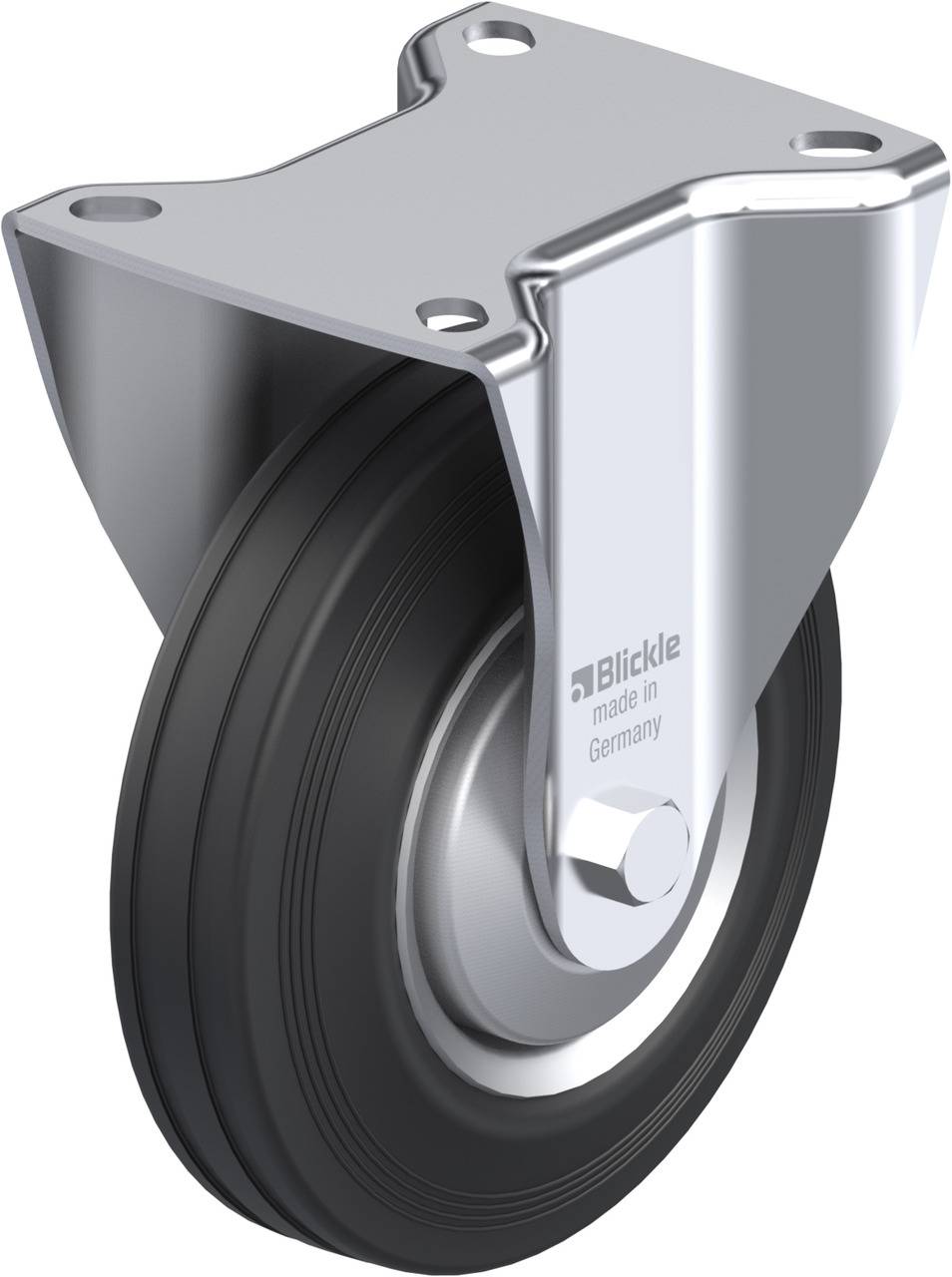 Blickle 287623 B-VE 125R-FA Bockrolle Rad-Durchmesser: 125 mm Tragfähigkeit (max.): 100 kg 1 St.