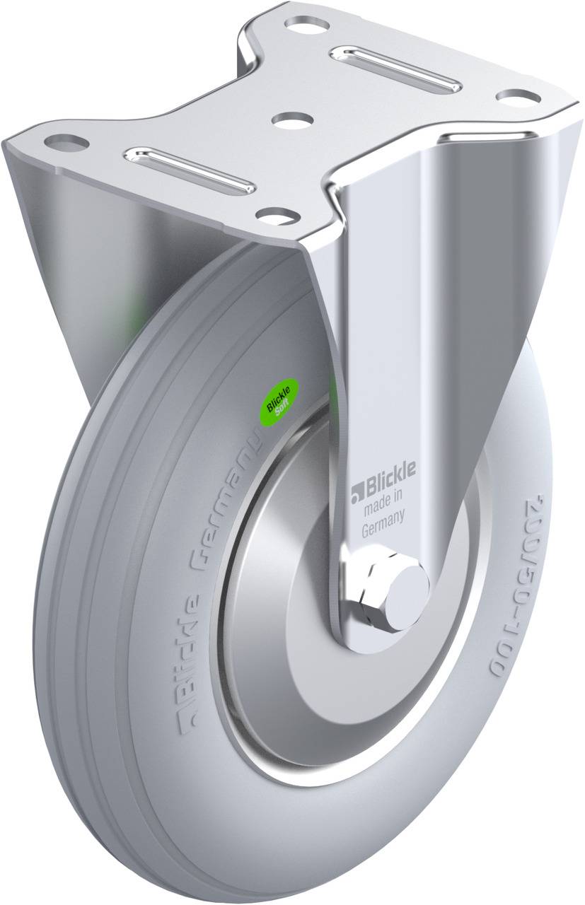 Blickle 758132 B-VW 202R-SG-FA Bockrolle Rad-Durchmesser: 200 mm Tragfähigkeit (max.): 100 kg 1 St.