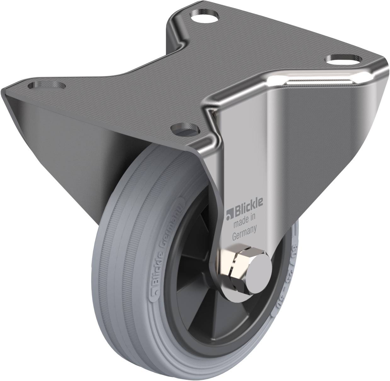 Blickle 64311 BX-VPP 80G-SG Bockrolle Rad-Durchmesser: 80 mm Tragfähigkeit (max.): 50 kg 1 St.