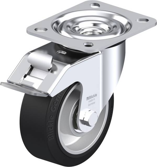 Blickle 562066 L-ALEV 100K-FI Lenkrolle mit Feststeller Rad-Durchmesser: 100 mm Tragfähigkeit (max.): 200 kg 1 St.