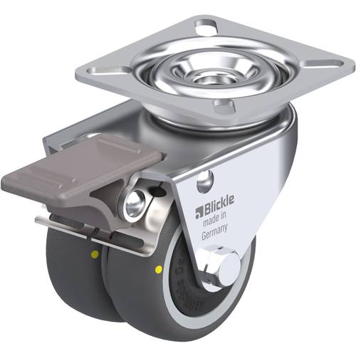 Blickle 848942 LDA-PATH 50KF-FI-ELS Doppel-Lenkrolle Rad-Durchmesser: 50 mm Tragfähigkeit (max.): 80 kg 1 St.