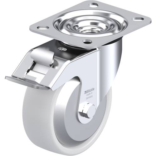 Blickle 614446 LE-PO 100KA-FI-FA Lenkrolle mit Feststeller Rad-Durchmesser: 100 mm Tragfähigkeit (max.): 150 kg 1 St.