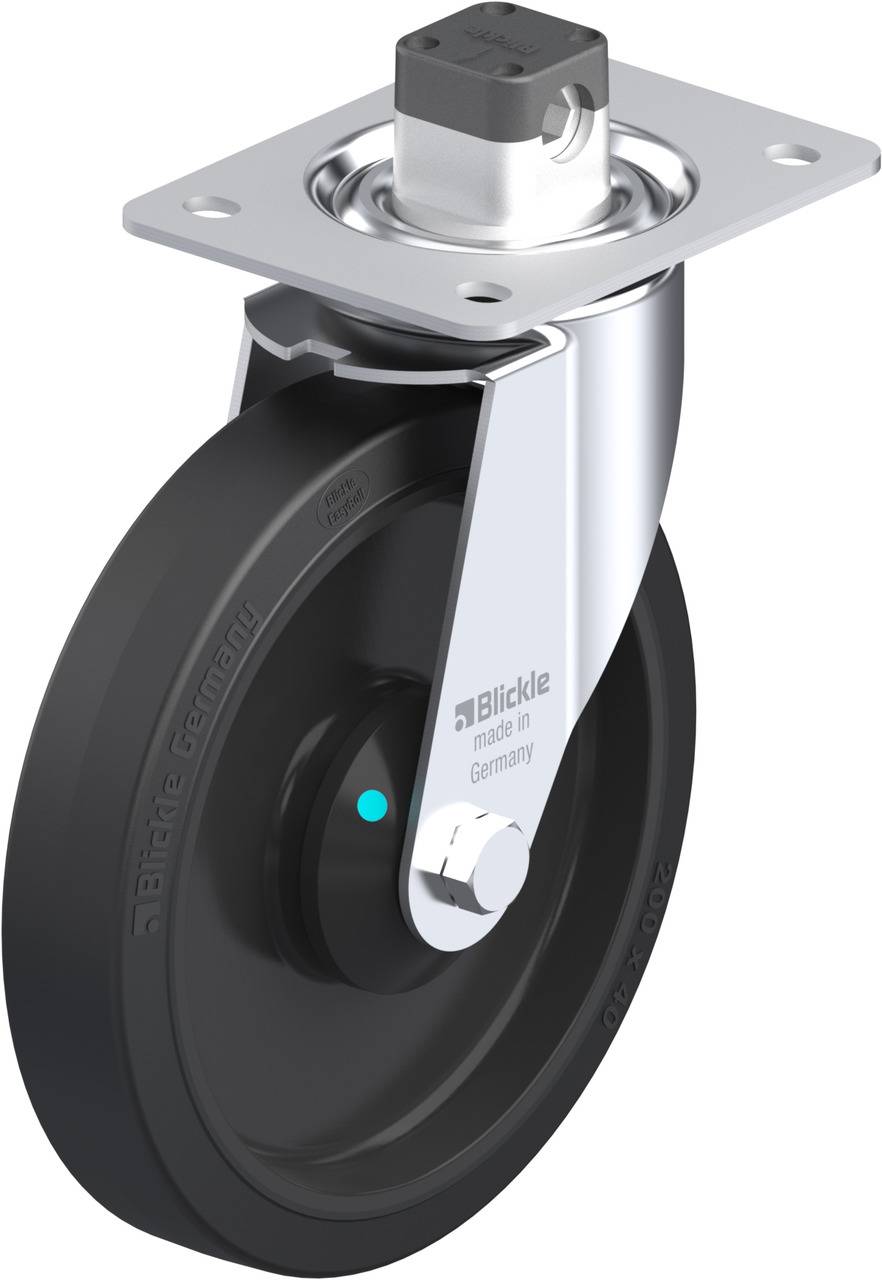 Blickle 850258 LE-POEV 201KAD-CS11-SG Lenkrolle mit Feststeller Rad-Durchmesser: 200 mm Tragfähigkeit (max.): 300 kg 1 S...