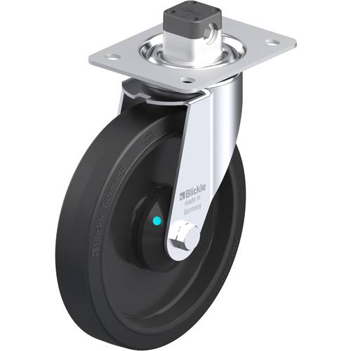 Blickle 850258 LE-POEV 201KAD-CS11-SG Lenkrolle mit Feststeller Rad-Durchmesser: 200 mm Tragfähigkeit (max.): 300 kg 1 S...