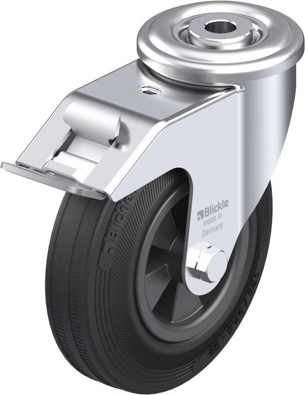 Blickle 524306 LER-VPP 125G-FI Lenkrolle mit Feststeller Rad-Durchmesser: 125 mm Tragfähigkeit (max.): 100 kg 1 St.