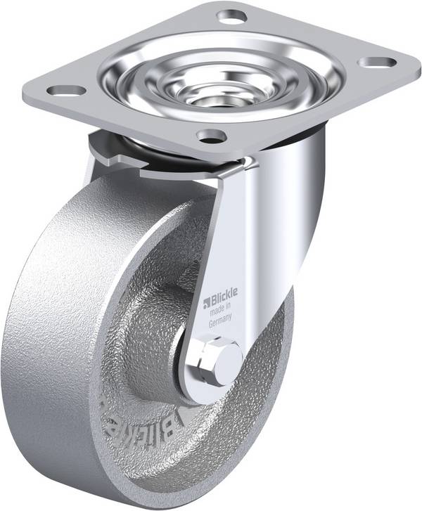 Blickle 7666 L-G 100G Lenkrolle Rad-Durchmesser: 100 mm Tragfähigkeit (max.): 200 kg 1 St.