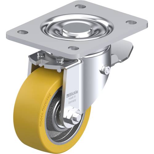 Blickle 702811 LH-GTH 100K-3-ST Lenkrolle mit Feststeller Rad-Durchmesser: 100 mm Tragfähigkeit (max.): 450 kg 1 St.