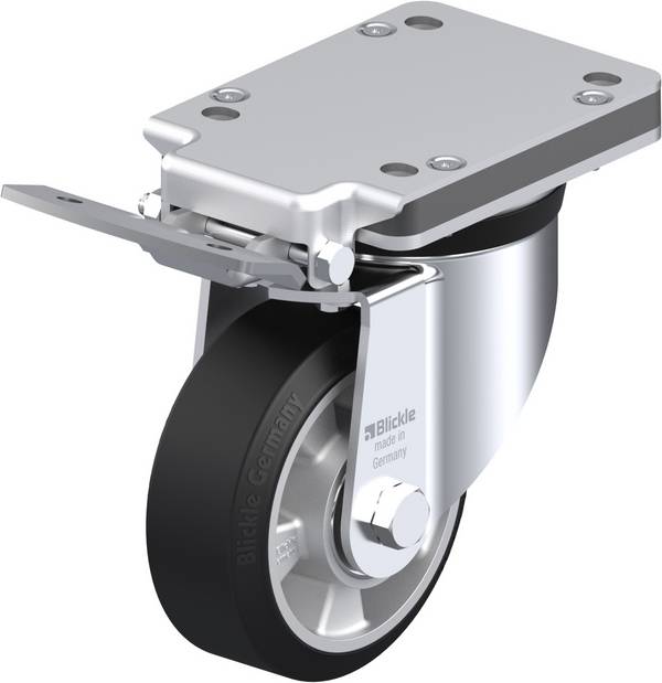 Blickle 678870 LK-ALEV 127K-IS Lenkrolle mit Feststeller Rad-Durchmesser: 125 mm Tragfähigkeit (max.): 300 kg 1 St.