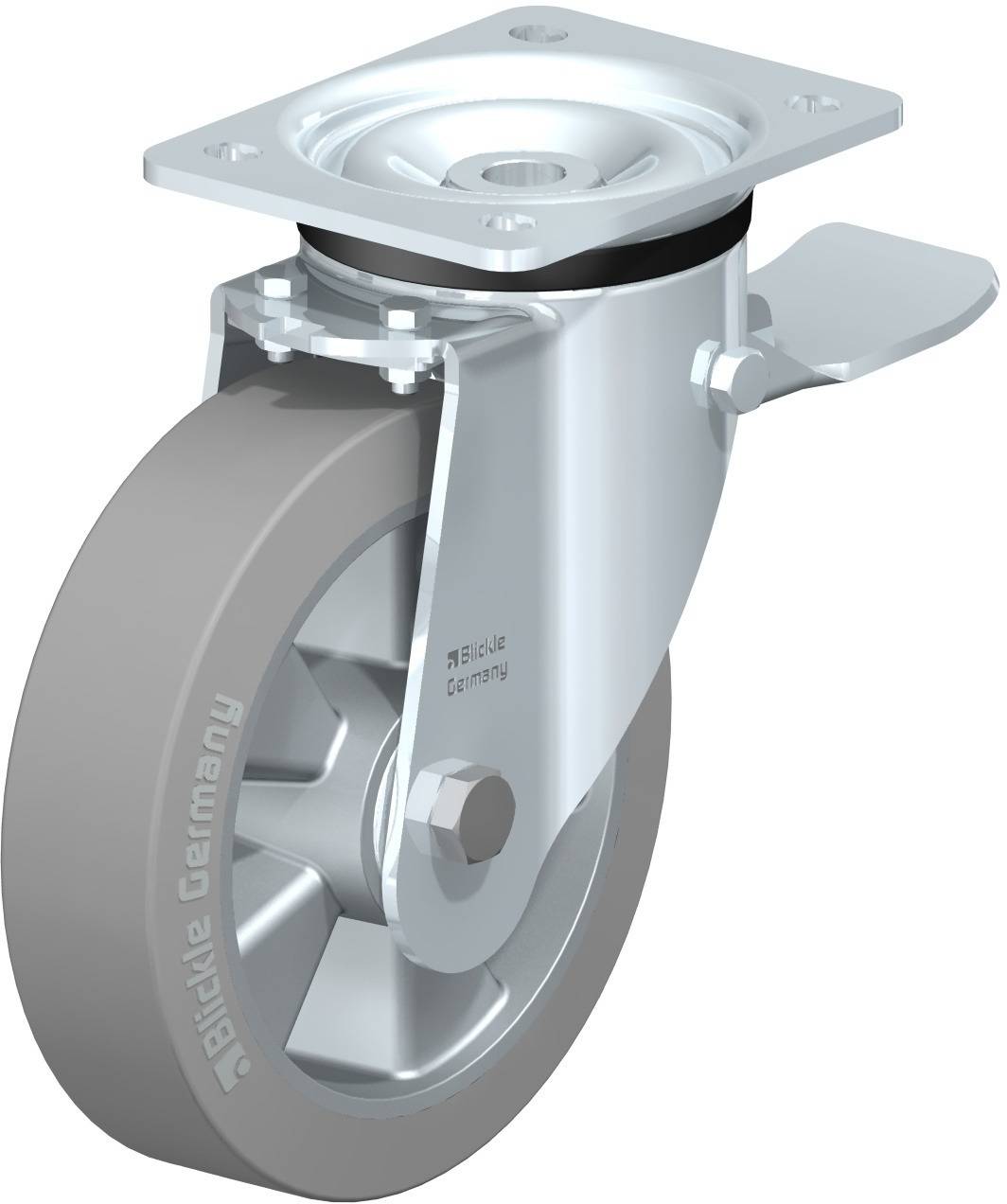 Blickle 549444 LK-ALEV 180K-ST-SG Lenkrolle mit Feststeller Rad-Durchmesser: 180 mm Tragfähigkeit (max.): 450 kg 1 St.