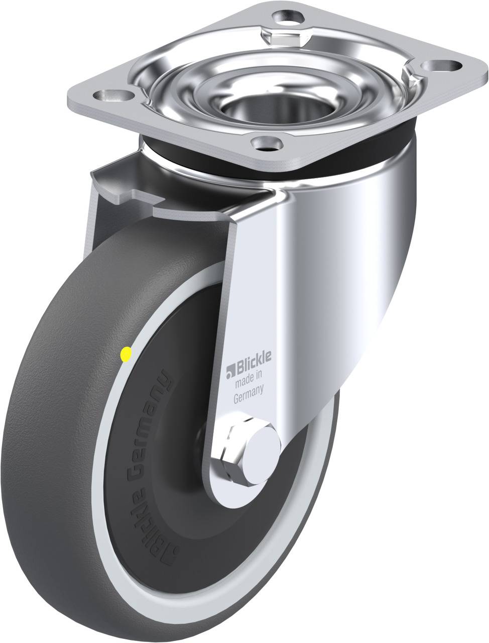 Blickle 852253 LK-PATH 125KF-1-ELS Lenkrolle Rad-Durchmesser: 125 mm Tragfähigkeit (max.): 160 kg 1 St.