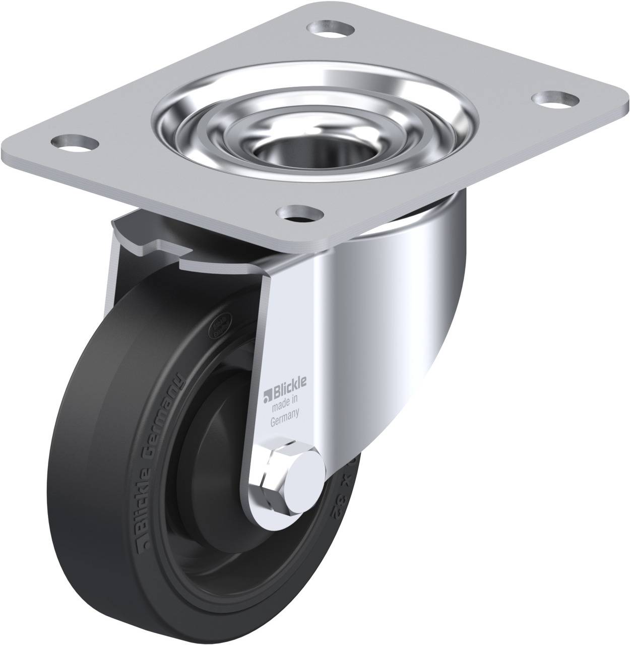 Blickle 263277 LK-POEV 100KA-3 Lenkrolle Rad-Durchmesser: 100 mm Tragfähigkeit (max.): 200 kg 1 St.