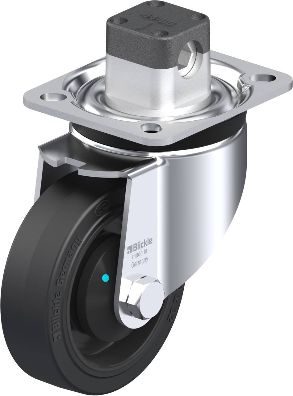 Blickle 850963 LK-POEV 100KAD-1-CS11 Lenkrolle mit Feststeller Rad-Durchmesser: 100 mm Tragfähigkeit (max.): 200 kg 1 St...