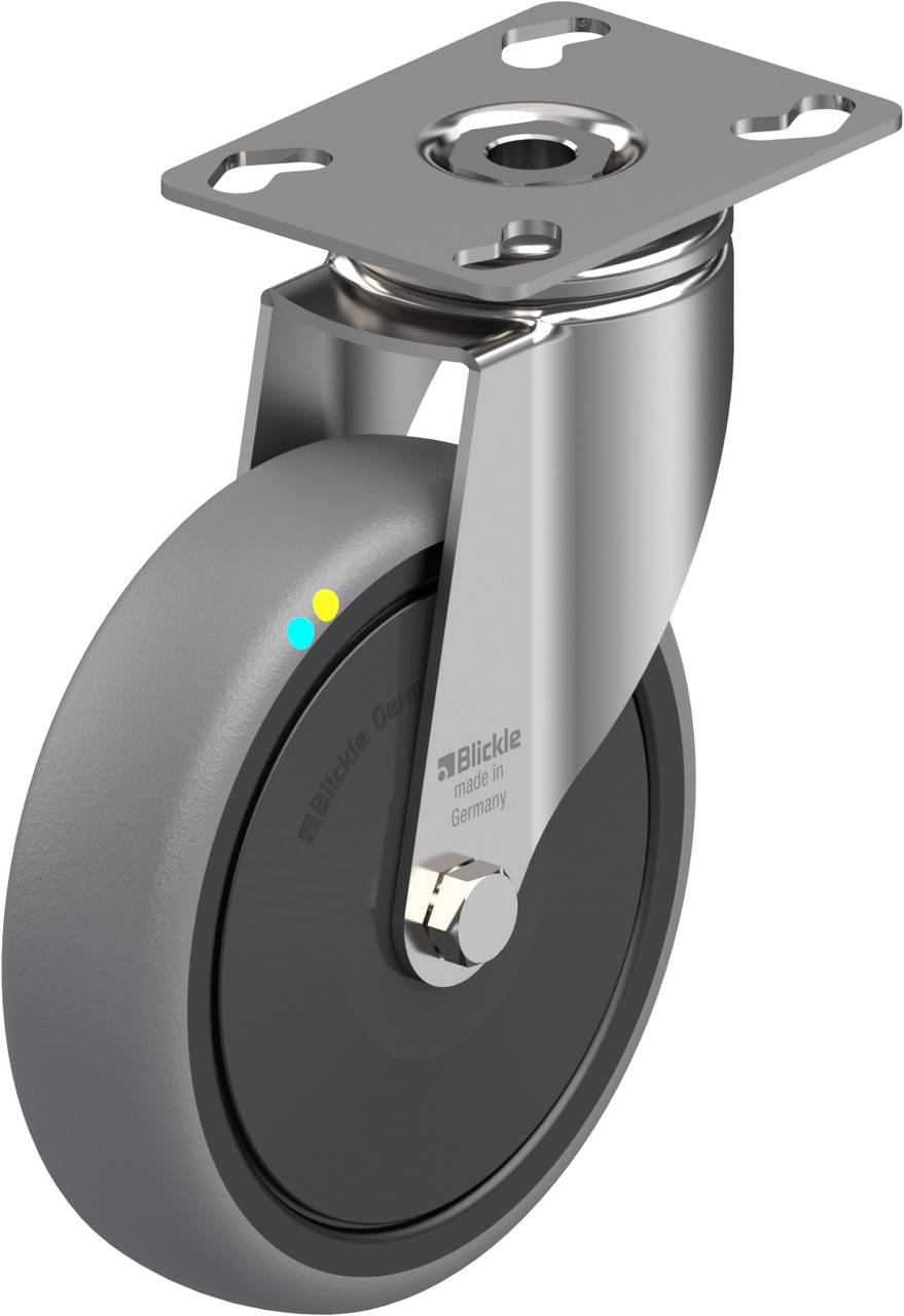 Blickle 614172 LKPXA-TPA 126KFD-ELS Lenkrolle Rad-Durchmesser: 125 mm Tragfähigkeit (max.): 80 kg 1 St.