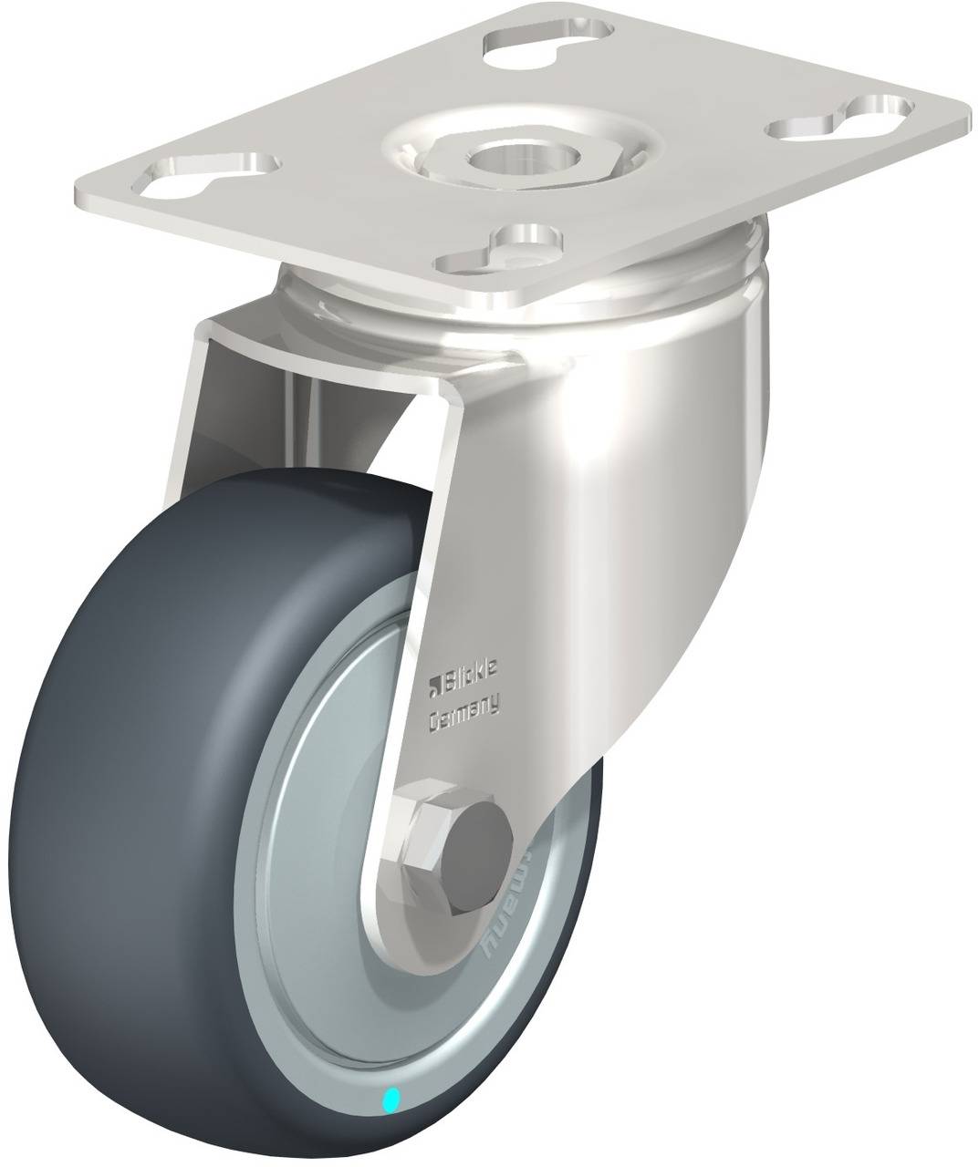 Blickle 574798 LKPXA-TPA 80KFD Lenkrolle Rad-Durchmesser: 80 mm Tragfähigkeit (max.): 100 kg 1 St.