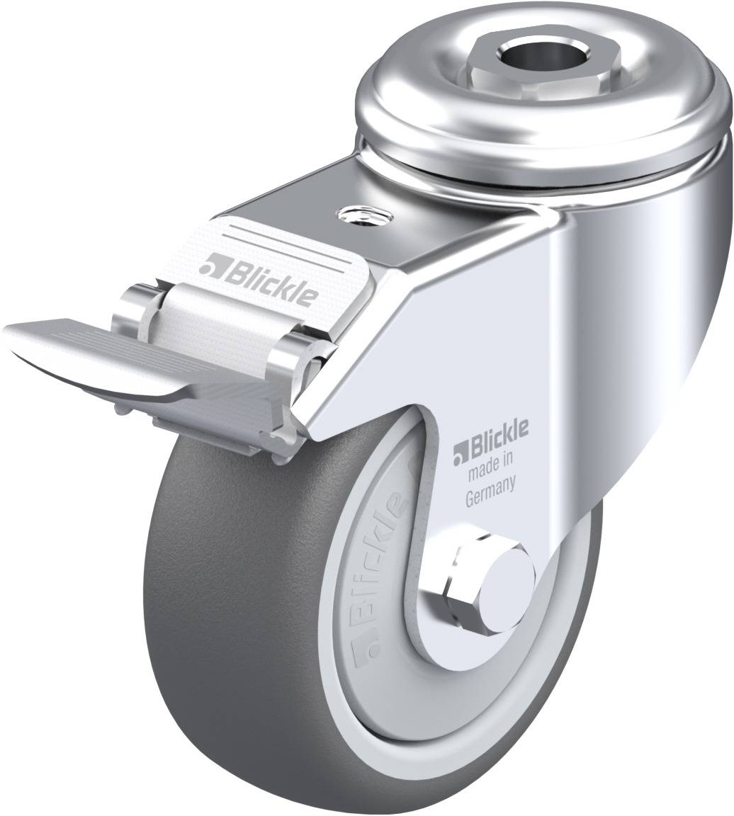 Blickle 755348 LKRA-PATH 80KF-FI Lenkrolle mit Feststeller Rad-Durchmesser: 80 mm Tragfähigkeit (max.): 120 kg 1 St.