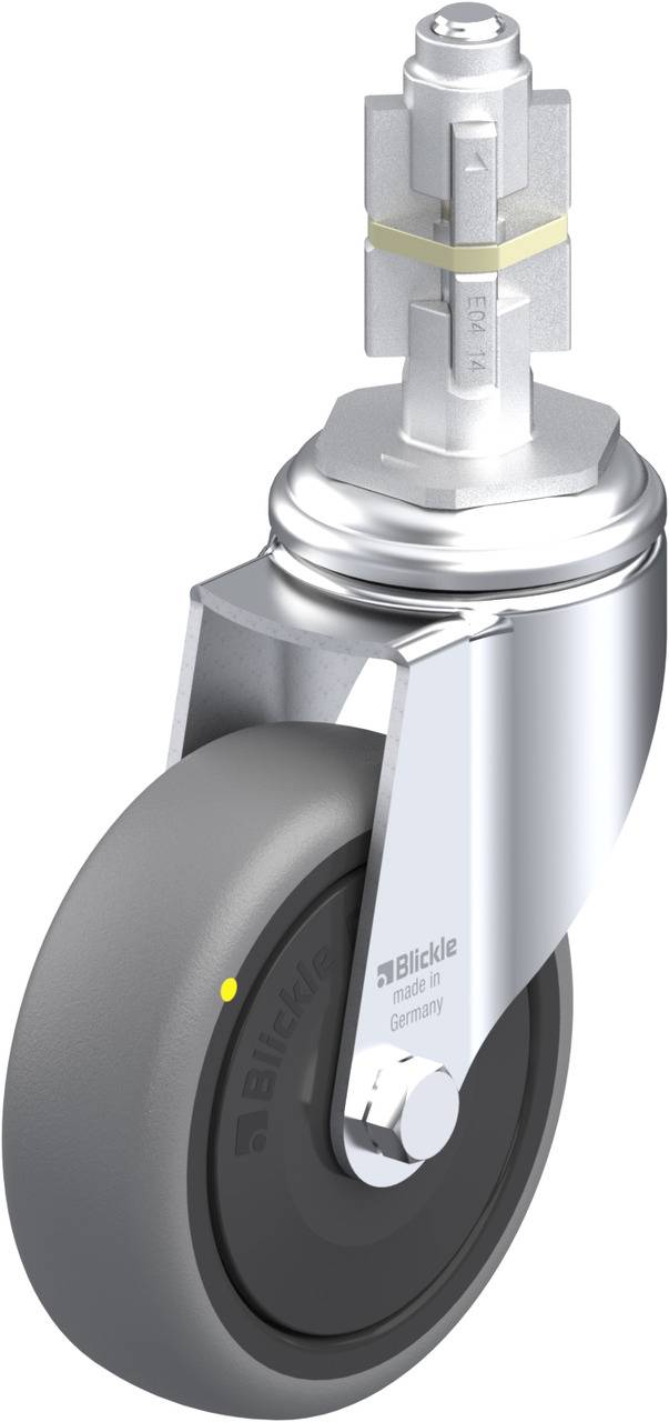 Blickle 750714 LKRA-TPA 101KF-11-ELS-E14 Lenkrolle Rad-Durchmesser: 100 mm Tragfähigkeit (max.): 70 kg 1 St.