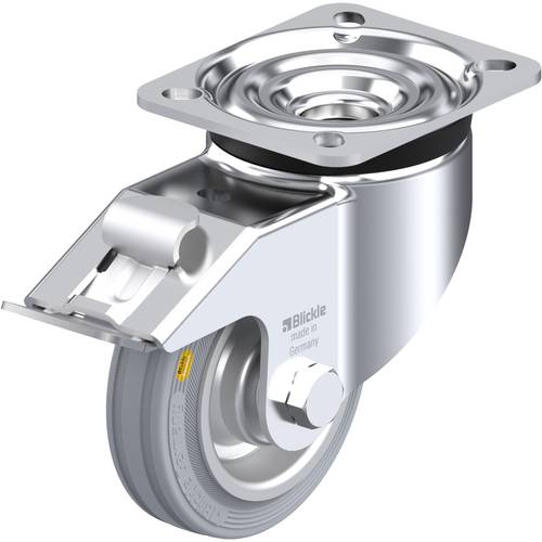 Blickle 649061 LK-RD 100R-1-FI-VLI Lenkrolle mit Feststeller Rad-Durchmesser: 100 mm Tragfähigkeit (max.): 100 kg 1 St.