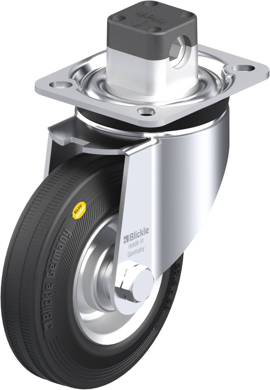 Blickle 850023 LK-RD 125R-1-CS11 Lenkrolle mit Feststeller Rad-Durchmesser: 125 mm Tragfähigkeit (max.): 120 kg 1 St.