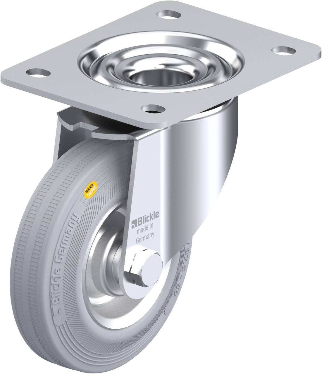 Blickle 387324 LK-RD 125R-3-VLI Lenkrolle Rad-Durchmesser: 125 mm Tragfähigkeit (max.): 120 kg 1 St.