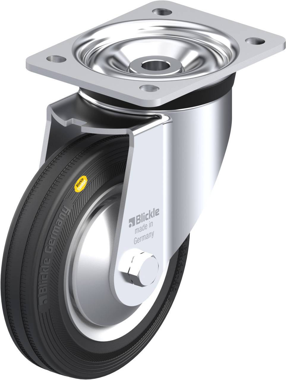 Blickle 98293 LK-RD 162R-FA Lenkrolle Rad-Durchmesser: 160 mm Tragfähigkeit (max.): 225 kg 1 St.