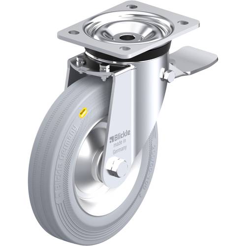 Blickle 67124 LK-RD 202R-ST-VLI Lenkrolle mit Feststeller Rad-Durchmesser: 200 mm Tragfähigkeit (max.): 350 kg 1 St.