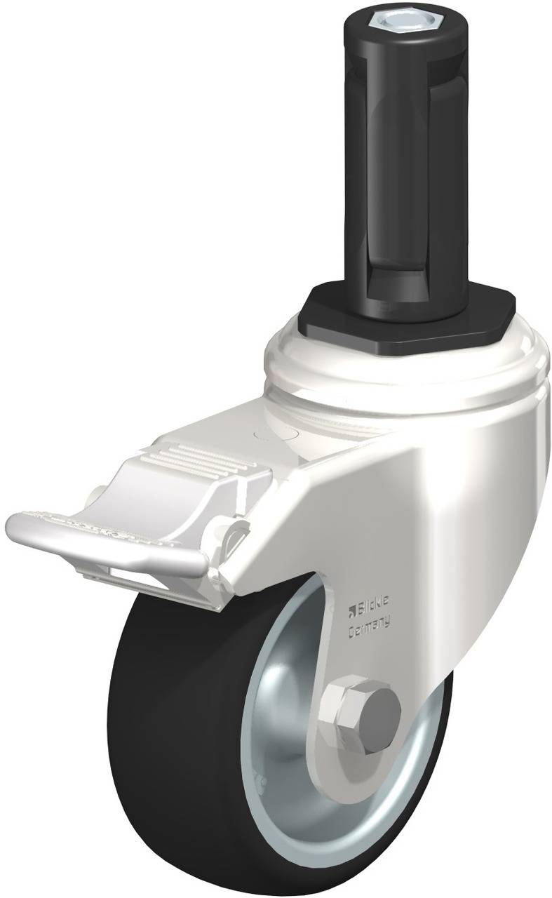 Blickle 853387 LKRXA-PATH 80G-11-FI-EXR13 Lenkrolle mit Feststeller Rad-Durchmesser: 80 mm Tragfähigkeit (max.): 120 kg ...